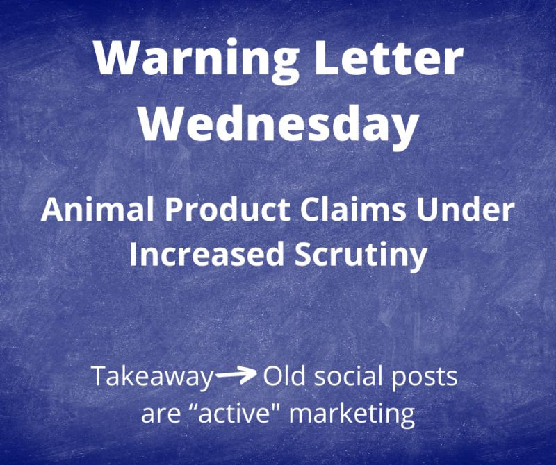 Animal Product Claims Under Increased Scrutiny animal-product-claims-under-increased-scrutiny